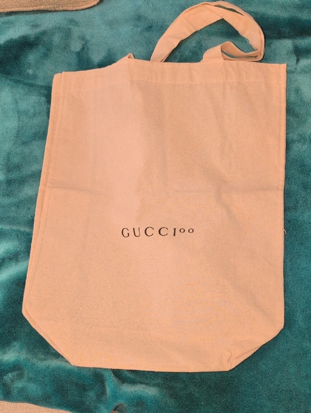 Gucci 100th Anniversary Reusable Cotton Canvas Tote Bag - Picture 3 of 9